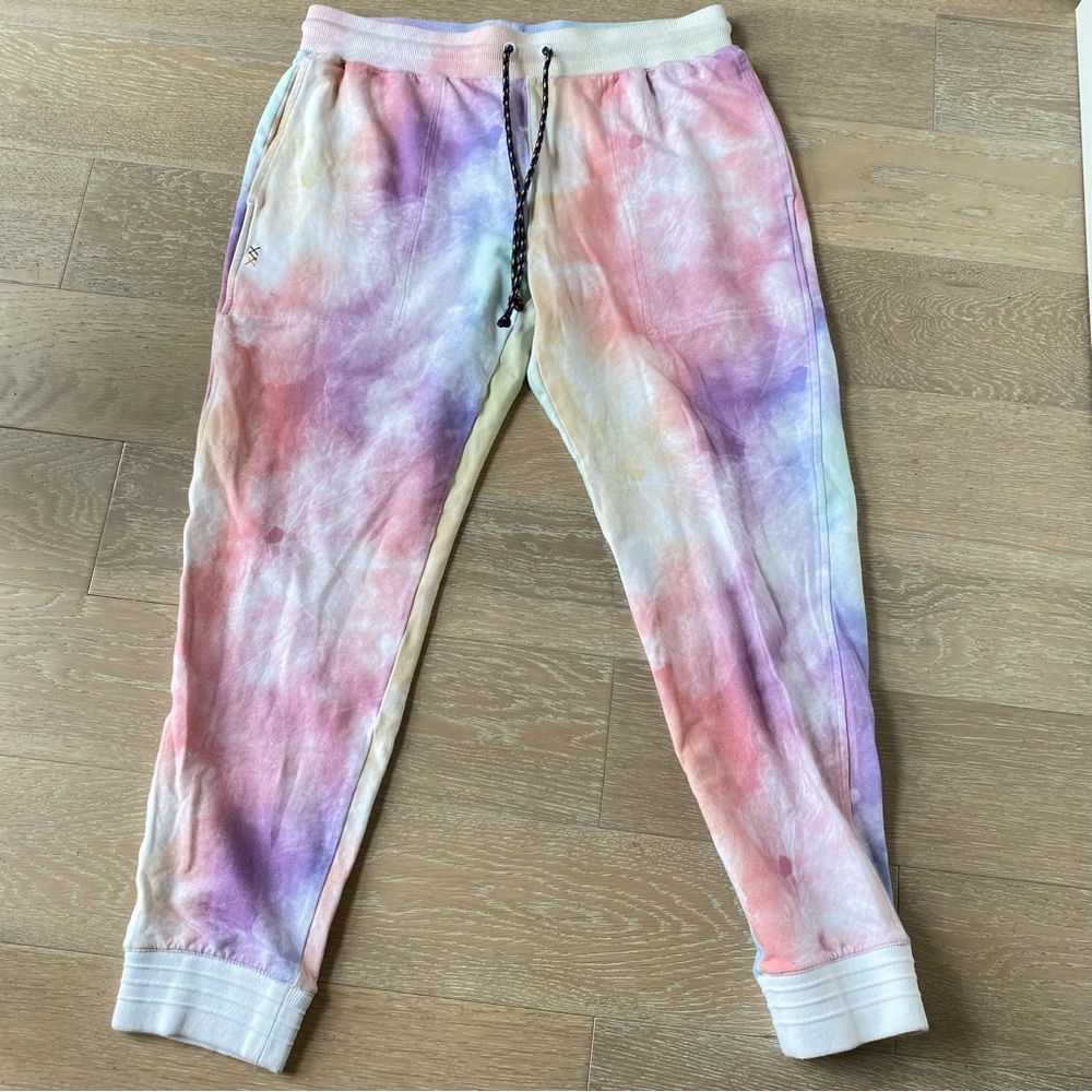 Rhone Jogger lightweight Womens Size small Tie Dye Elastic Waist